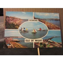 multiview, PICTURESQUE ISLE OF WIGHT island unused postcard =