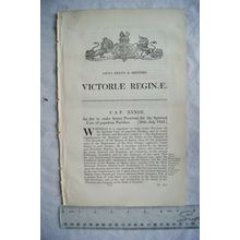1843 Act of Parliament: spiritual care of populous parishes