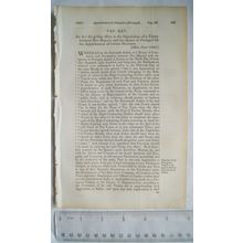 1849 Act of Parliament: Treaty between Queen & Portugal apprehension deserters