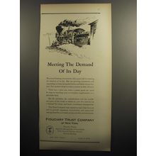 1951 Fiduciary Trust Company of New York Ad - Meeting the demand of its day