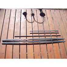 1959 PLYMOUTH STATION WAGON BODY SIDE TRIM OEM 5 PCS SUBURBAN