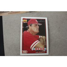 1991 topps 40 yers of baseball reds lou piniella mgr card#669