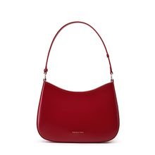 Women Genuine Leather Hobo Bags Tote Handbag Red