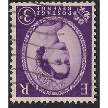 GB 1958 QE2 3d Lilac Wilding Wmk Inverted 179 SG 575wi ( J600 )