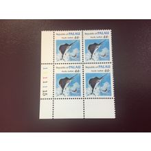 ICOLLECTZONE US Palau 81 sailfish plate block VF NH