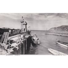 ED 247 LYNMOUTH - RHENISH TOWER. . RP POSTCARD