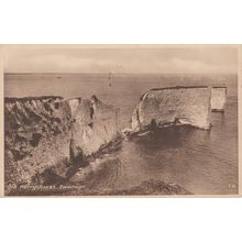 Old Harry Rocks Swanage Dorset Postcard (QDOR408)