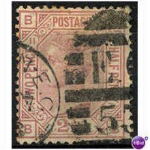 1878 SG141 2 1/2d Rosy-Mauve Plate 11 Good+ Used "BB"