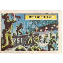 BATTLE ON THE BEACH no 47 Battle card A&BC 1966