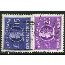 1949 Michel G9/G10 - fine used (o) - Wmk. 3
