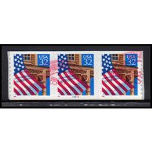 Used 2915A 32c U.S. Flag Over Porch Very Fine PNC 99999/3 10x10 PA3550