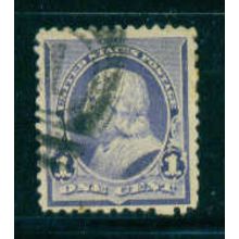 Used 219 1c Benjamin Franklin Just Clears M01943