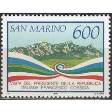 San Marino 1990 Michel 1451 Neuf ** Cote (2006) 0.80 Euro Visite des présidents