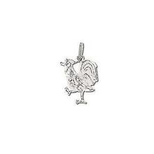Sterling Silver Small Rooster Pendant