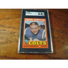 1971 Topps, Graded VG+ 3.5, JOHN UNITAS, HOF, QB Colts
