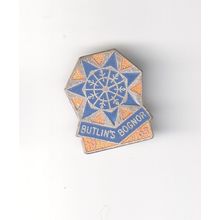 Butlins Pin Badge Butlins - Bognor 1963 - Gaunt Back Stamp - Free Postage