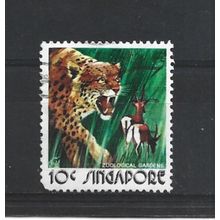 Singapore.SG226 10c Leopard and Water.Fine Used.Jun25