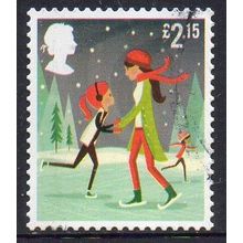 GB 2014 Christmas - Ice Skating £2.15 Used