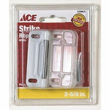 Ace LIVING ACCENTS 01-3899-224 STRIKE W/SHIMS 2-5/8WHT