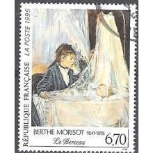 France 1995 Michel 3114 O Cote (2008) 2.00 € Berceau Berthe Morisot Cachet rond