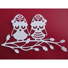 6 x Tattered Lace Die Cuts Christmas Owls