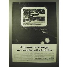 1964 Aetna Life Insurance Ad - Change Your Outlook