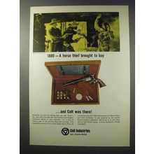 1965 Colt Colonel Colt Sesquicentennial Revolver Ad