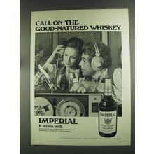 1972 Hiram Walker Imperial Whiskey Ad - Good-Natured