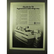 1973 Chrysler Boats and Outboards Ad - Make Easy