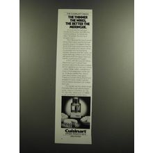 1986 Cuisinart Whisk Attachment Ad - The Cuisinart Credo