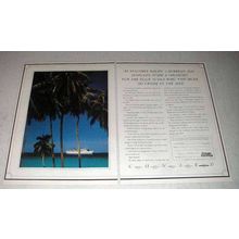 1986 Cunard Countess Cruise Ad - Balmy Caribbean Day
