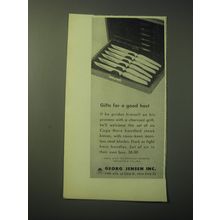 1948 Georg Jensen Steak Knives Ad - Gifts for a good host