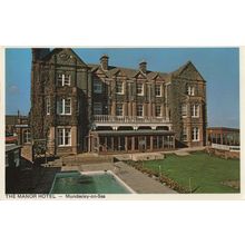 The Manor Hotel Mundersley On Sea Norwich Postcard