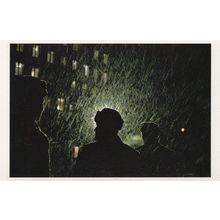 Murmansk Russia Electric Rain Storm Soviet Photo Award Postcard