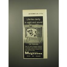 1956 Magnavox Premiere Television Ad - Life-like clarity in sight and sound