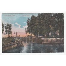Geldeston Lock Postcard 1904 Norfolk 1355