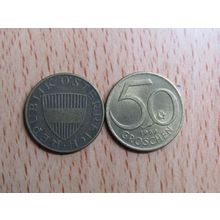 Austria 1969 50 Groschen Coin