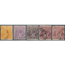 KGV: 10 Values - Australia 1918/23 - FH - SG 56/65