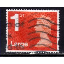 GB 2016 QE2 1st Large Letter Machin used SG U3002 No code ( D1058 )