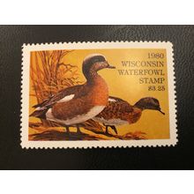 ICOLLECTZONE US 1980 Wisconsin #3 Duck Stamp