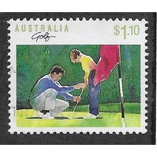 AUS 1989 $1.10 'SPORTS - GOLF' FINE USED (EBID67-337)