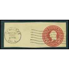 Used U429b 2c George Washington Fine Cut Square WA3048