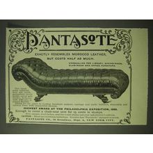 1900 Pantasote Co. Ad - Pantasote Exactly resembles morocco leather