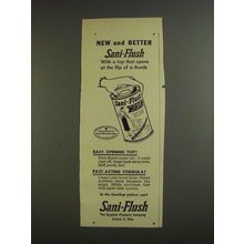 1955 Sani-Flush Cleaner Ad - New and Better