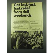 1969 U.S. Air Force Reserve Ad - Relief Dull Weekends