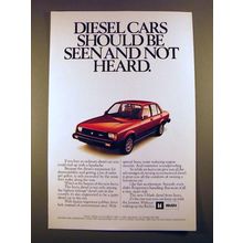 1982 Isuzu Diesel Coupe Car Ad - Seen Not Heard
