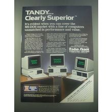 1985 Tandy 1000, 2000 and 1200 HD Computers Ad