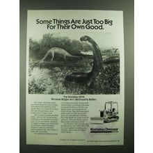 1988 Komatsu Dresser D21E Dozer Ad - Too Big For Their Own Good