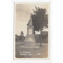 The War Memorial Ramsden Postcard RP Oxfordshire 32