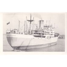 Benvrackie Cargo Ship Vintage Plain Back Postcard Photo